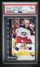 2017 Upper Deck Parkhurst Rookies Blue Pierre-Luc Dubois #PR-7 PSA 9 MINT 02h6