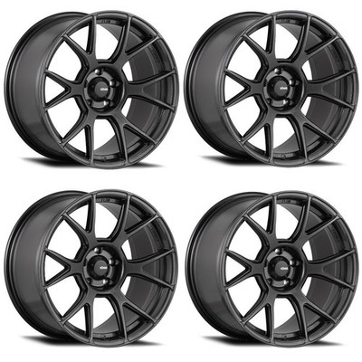 Set 4 18'' Konig 56MG Ampliform Dark Metallic Graphite 18x8.5 Wheels 5x120 32mm
