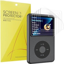 MP3 Player Screen Protector 2.4" Clear TPU Film 6 Pack