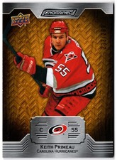 2023-24 Upper Deck Engrained Oak Legends KEITH PRIMEAU 77 #/299 Hurricanes UD SP
