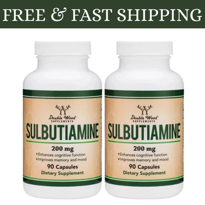 #ad Sulbutiamine 90 x 200mg Capsules Memory Mood Cognitive Nootropic 2 Packs $29.99