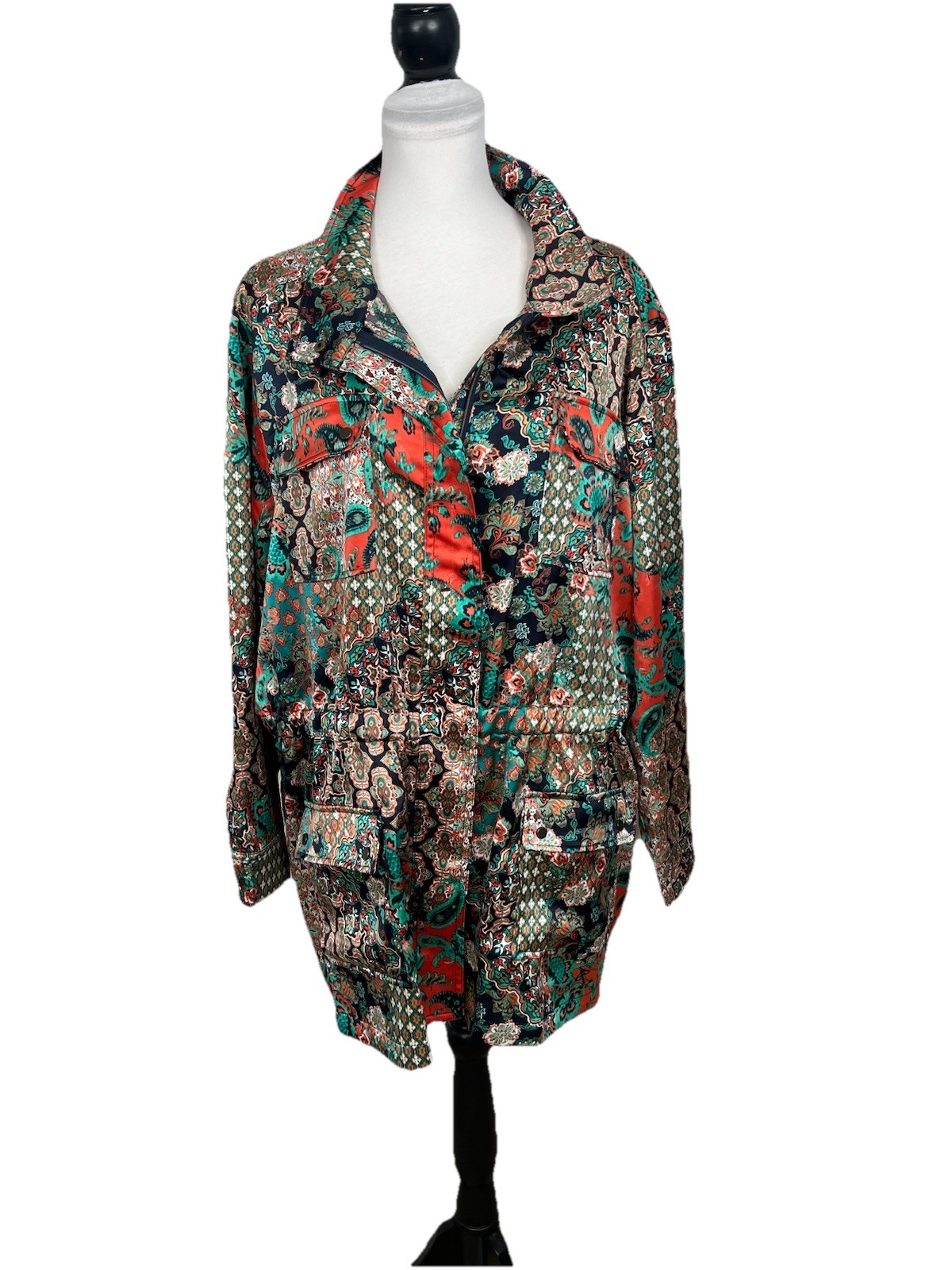 Ruby Rd Jacket Petite Plus Size 2X Artsy Zippered… - image 1