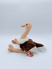 TY Beanie Baby   STRETCH the Ostrich Plush Stuffed Animal Toy 1997