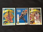 Michael Jordan cards (Skybox USA11 Gold Medal Game card and 2 1995 Topps1&4)