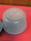 Vintage Rubbermaid Servin’ Saver Round Food Storage #2 & 3  W/ Blue Lids Lot — photo 4