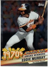 Eddie Murray 2020 Topps Decades' Best Chrome Series 2
