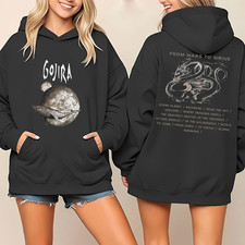 New  Gojira From Mars To Sirius 2025 Double Sided Hoodie