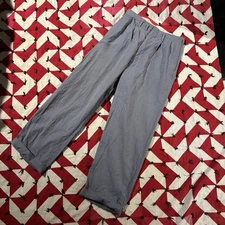 Vintage 1950s Wool Drop Loop Pants As Is Worn Flaws Gray Flecked