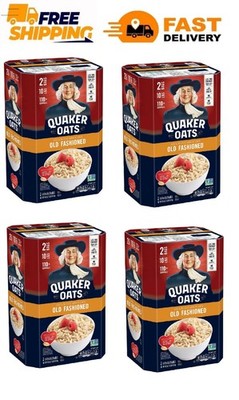 4 Pack - Quaker Old Fashioned Oats 160 oz., 2 pk.