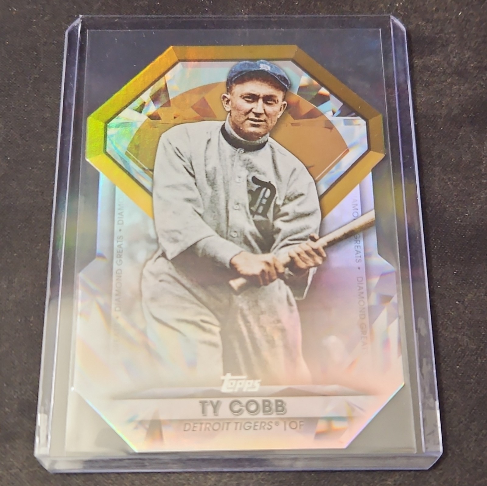 Topps 2022 Series 2 Diamond Greats Die-Cuts Ty Cobb #DGDC-34 Tigers