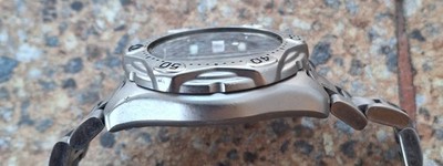 Seiko AGS Scuba 200m Quartz 5M23 7A31 February 1996 Titanium Kanji