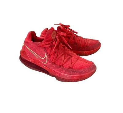 Men's Nike Titan X Lebron 17 Low Red Sneakers CD5008-600 Size 10.5