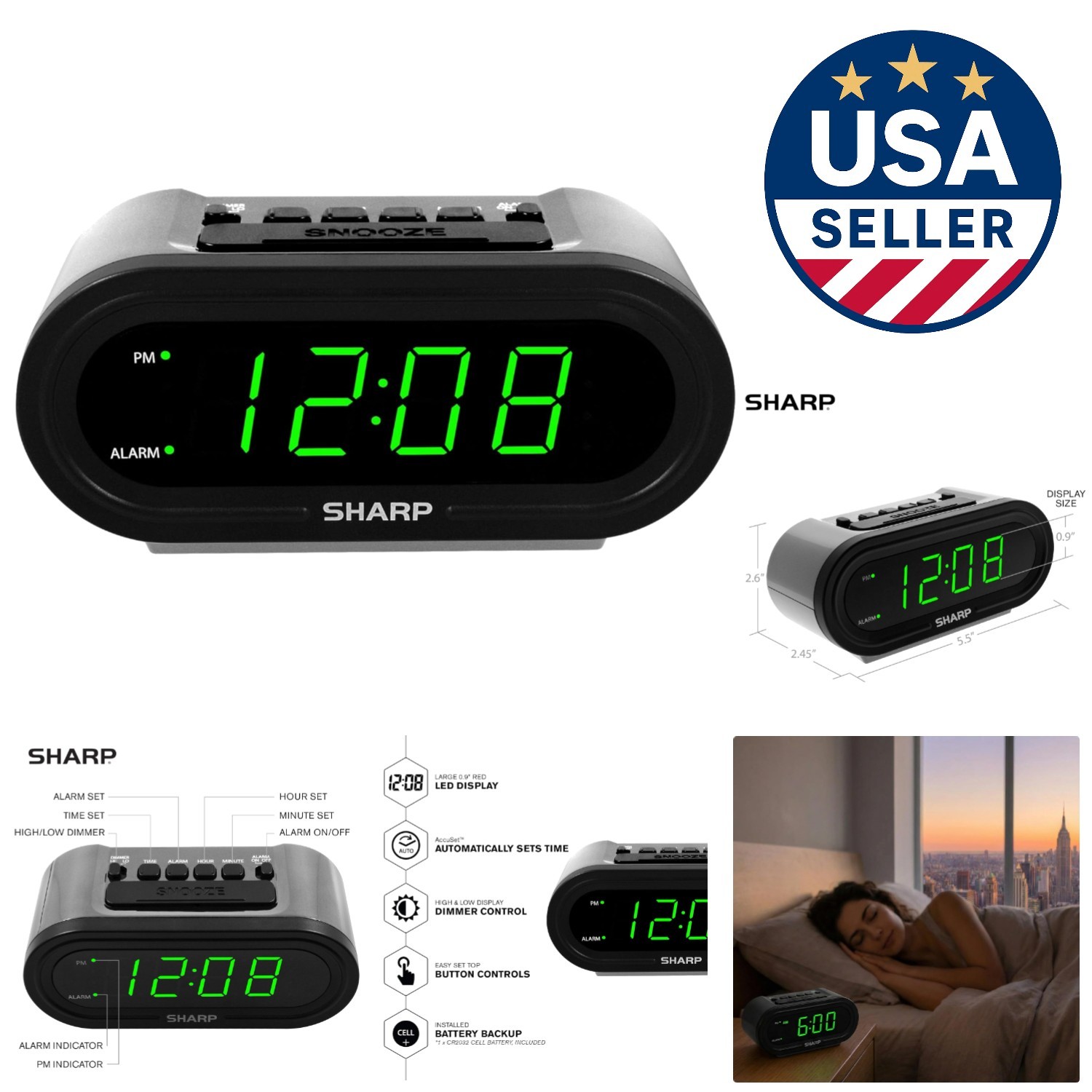 Plug-and-Play Digital Clock with Automatic Time and Daylight