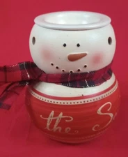 Snowman Ceramic Electric Table Top  Wax Melter
