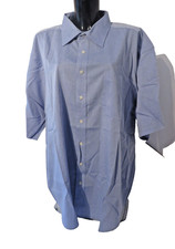 FINEST TAILOR ° chices Hemd Gr. 64 blau Kragen 47 Herren Kleidung Businesshemd