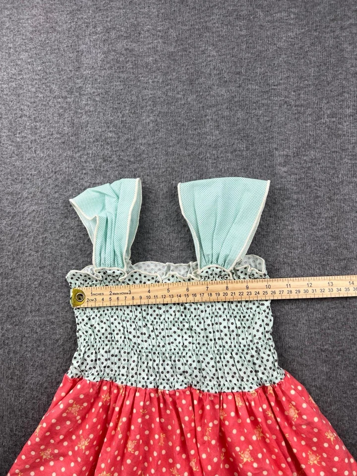 Persnickety Encantador Vestido Multicolor Niñas con Diseño Floral Talla 8 Foto 3 de 4