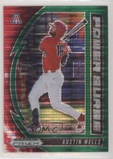 2020 Panini Prizm Draft Picks Power Surge Green Pulsar Austin Wells #PDP176 g9j