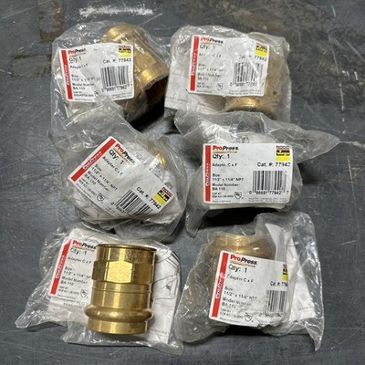 Lot 6 Viega 77942 1 1/2  X 1 1/4 NPT C X F Model BA 110