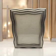 Fetco Pewter 5x7 Silver Beaded Picture Frame ...
