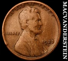 1923-S Lincoln Wheat Cent- Semi Key Better Date No Reserve #J6220
