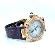 CARTIER PASHA 35MM 18K ROSE GOLD DIAMOND BEZEL WJPA0012 EXTRA STRAPS, BOX 3