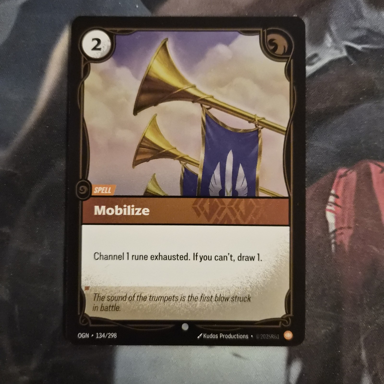 Foil ! Riftbound Mobilize OGN-134/298 English League of Legends