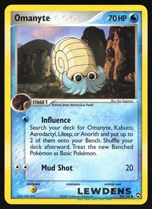 Omanyte - 56/108 - Common - EX Power Keepers - Pokemon Card - 1