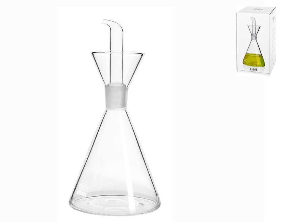 Transparent Conical Vial 350ml H&H