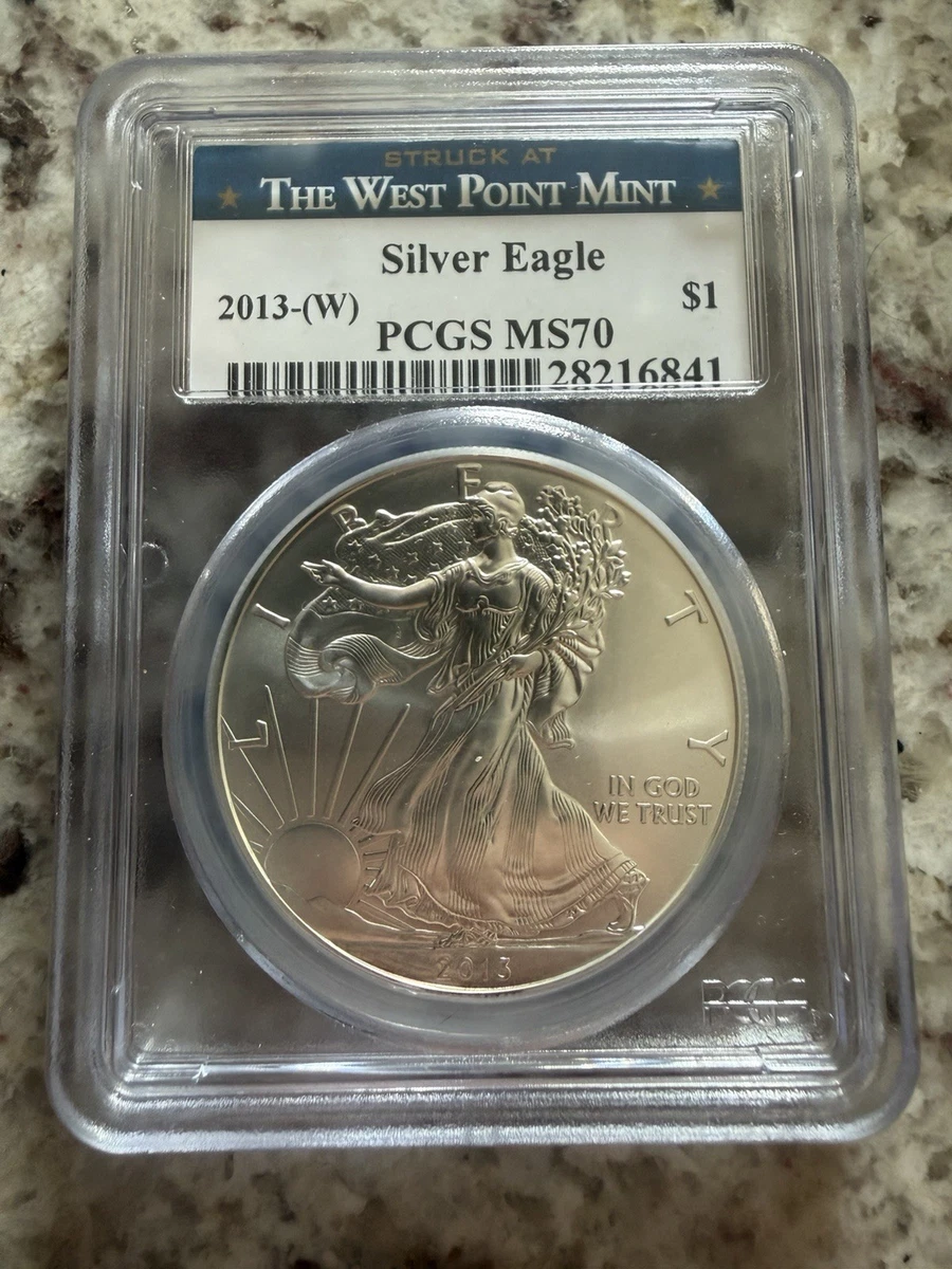 American Eagle MS 70 Graded 2013 Silver Bullion Coins for sale | eBay