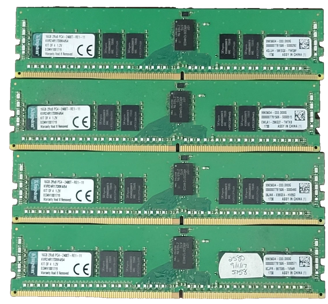 Kingston PC4-19200 (DDR4-2400) Bus Speed Computer RAM 16 GB
