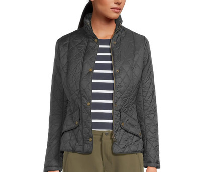 Navy/ Navy  ~ Barbour Flyweight Cavalry Quilted Jacket  MSRP$260 ~ British Chic