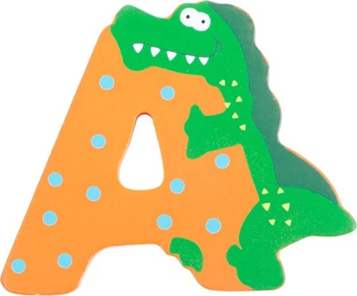 SMALL FOOT Legler 4650 Tier Buchstabe "A" für Namen Holz