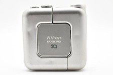 Junk - Nikon COOLPIX SQ Compact Digital Camera Silver English OK Japan
