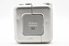 Junk - Nikon COOLPIX SQ Compact Digital Camera Silver English OK Japan