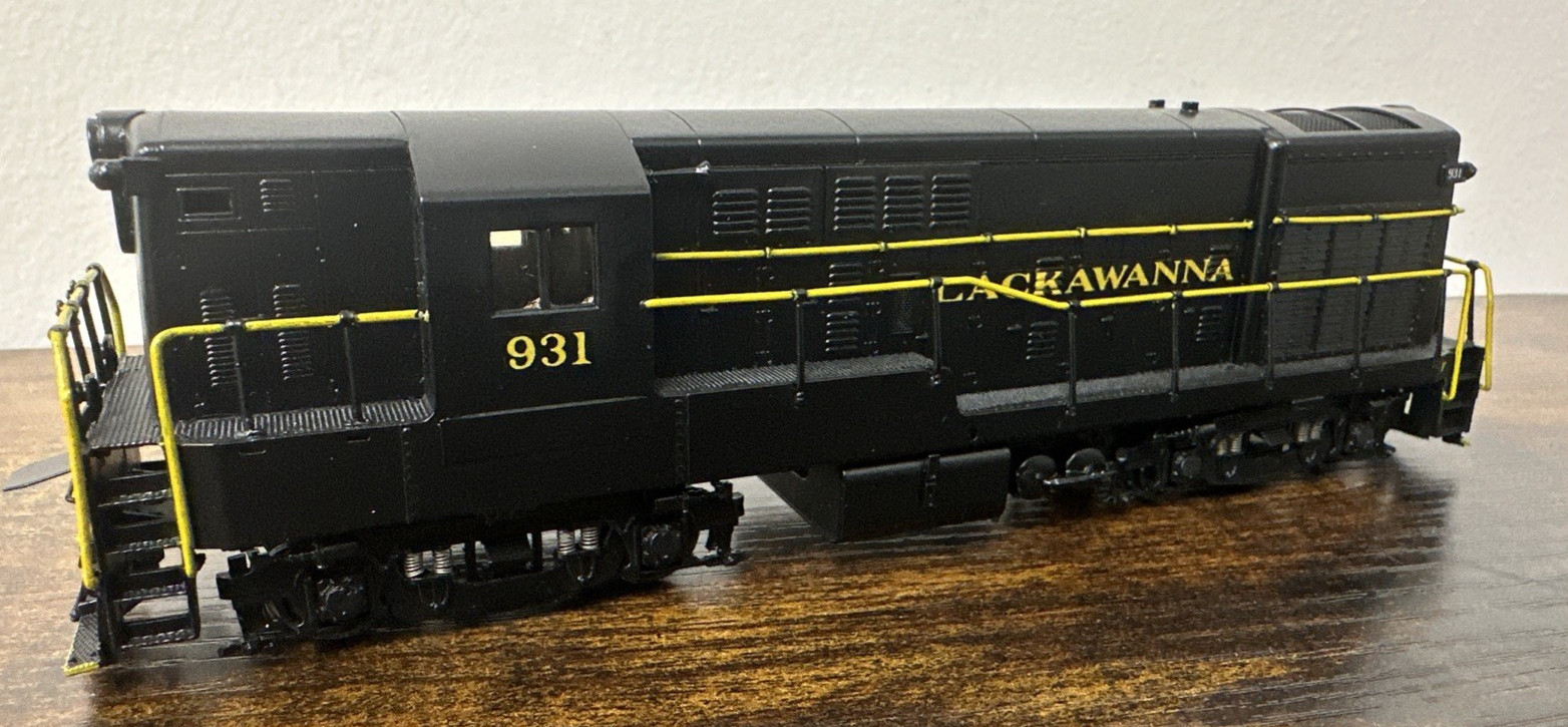 The Car Works HO Brass Fairbanks-Morse H-16-44 Diesel Loco - Lackawanna #931 FP!