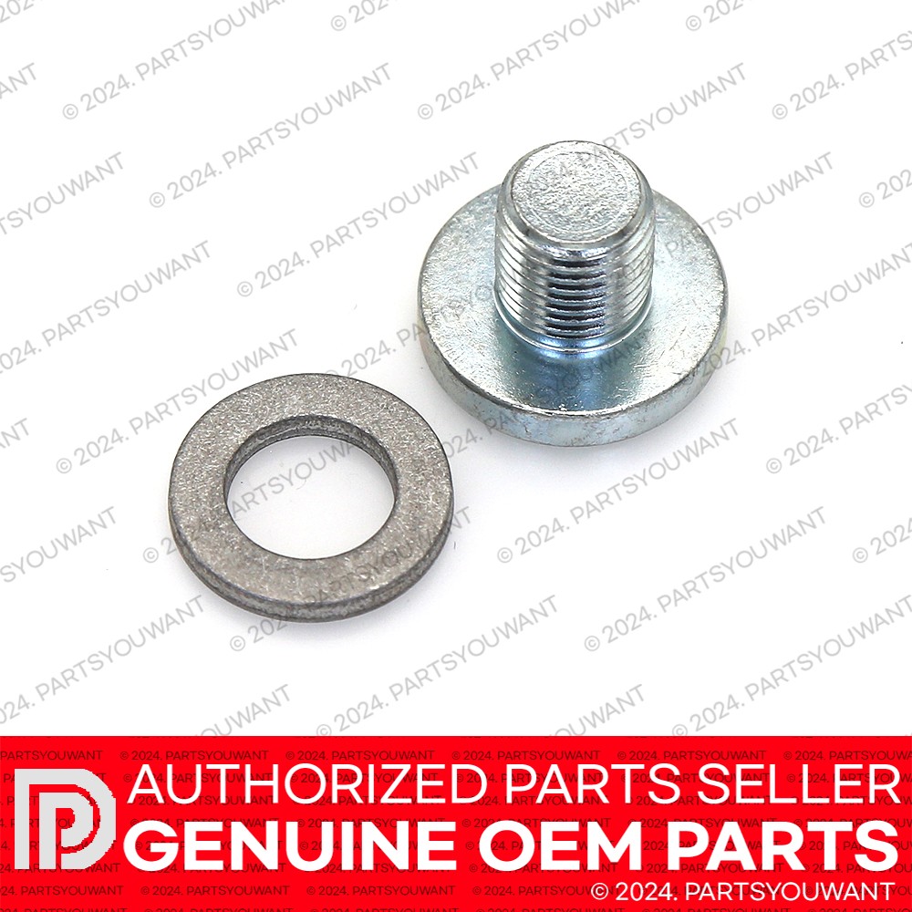 GENUINE Toyota OEM ATM Oil Drain Plug Bolt 90341-12034 + Gasket 90430-12008 NEW