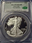 2025-W Proof $1 American Silver Eagle CACG PR70DCAM First Delivery