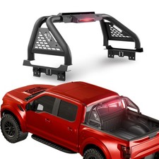 60-64 Bed Roll Bar Chase Rack W Led For Toyota Tundra 07-26 Nissan Titan 04-24