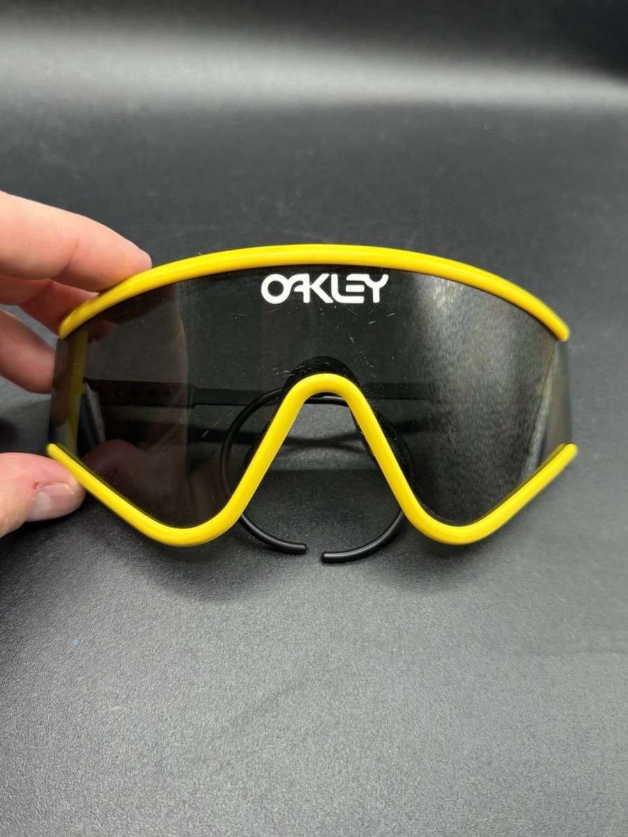 Oakley Eyeshade Yellow/Grey Lenses 03-010 | eBay