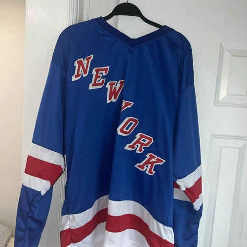 BECKETT COA VINCENT TROCHECK Signed Autographed New York Rangers Hockey Jersey