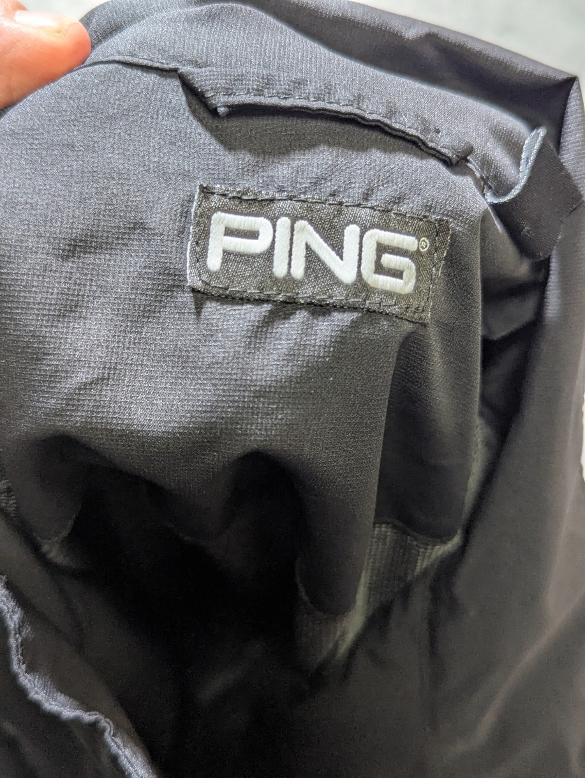 Ping Pullover Golf Jacket Mens Size Medium Black/… - image 7