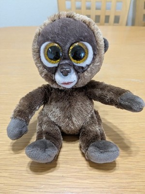 TY Beanie Boos - CHESSIE the Chimpanzee (Glitter Eyes) 6 inch TYSILK