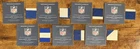 Lot of Marvin Harrison Indianapolis Colts Game Used Worn Jersey Patches NFL HOF
