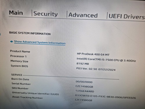 HP ProDesk 400 G4 SFF – Intel Core i5-7500 – 8GB RAM – 256GB SSD - Win 11#PC12 - Bild 14 von 14