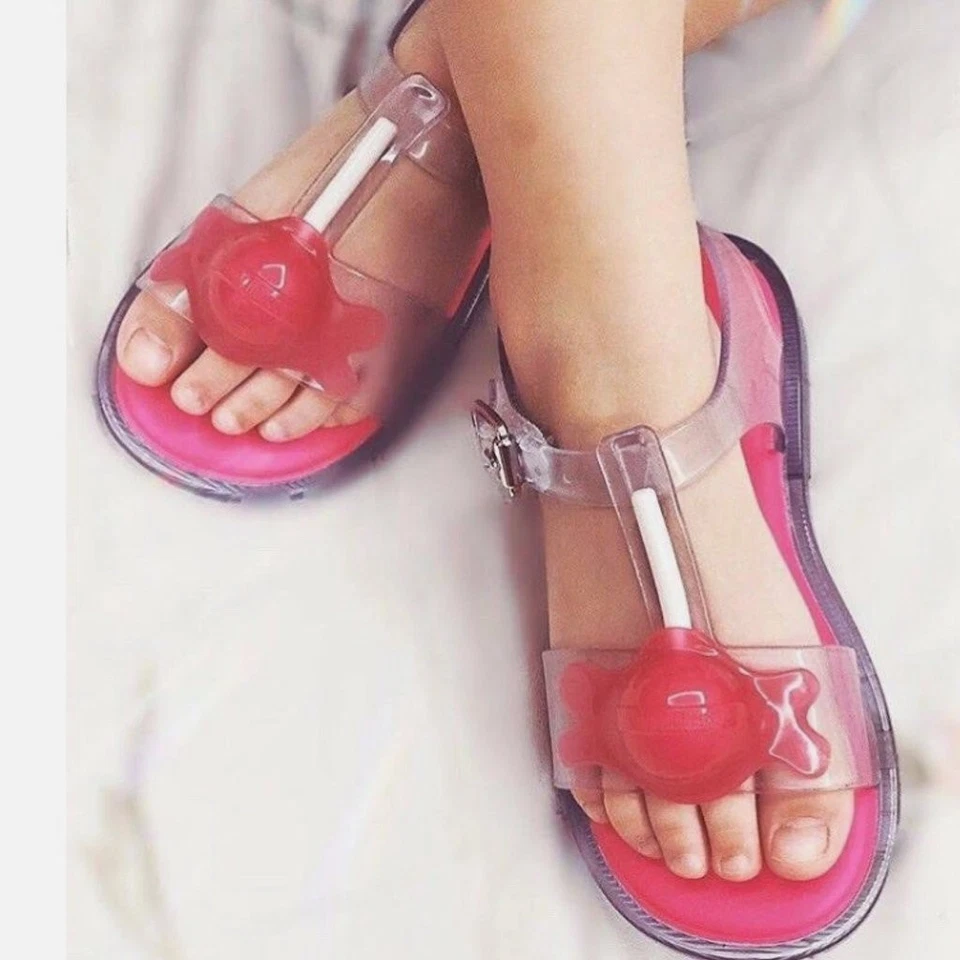 Sandalia Mini Melissa Mini Mar II Verde Claro Lolly Talla 5 12-18 Meses $70 Foto 4 de 4