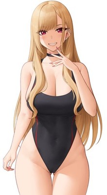 My Dress Up Darling Marin Kitagawa full artwork waifu anime print #572