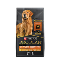 Purina Pro Plan Adult Shredded Blend Chicken & Rice  Dry Dog Food, 47-lb bag 1.64 per pound