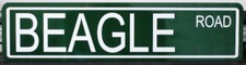 BEAGLE RD Metal Street Sign Garage Vet Rescue Yard Dog Pet Store Hound K-9 Gift