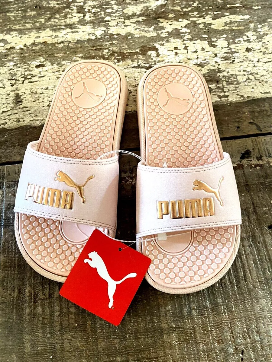 Sandale femme PUMA Cool Cat Slide b b rose clair taille 6 neuve avec tiquettes