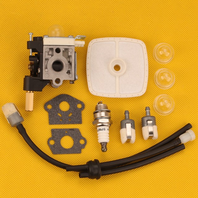 SRM210 Carburetor for ECHO Trimmer Parts PE200 Carb Fuel Line Kit Zama RBK75 eBay